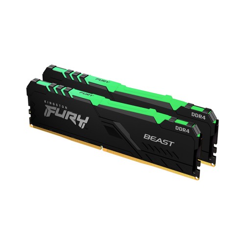 Ram Desktop Kingston Fury Beast RGB (KF432C16BBAK2/16)