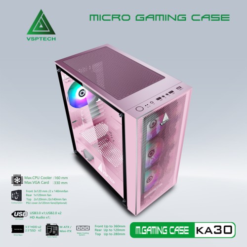 Case VSP KA30 Màu hồng